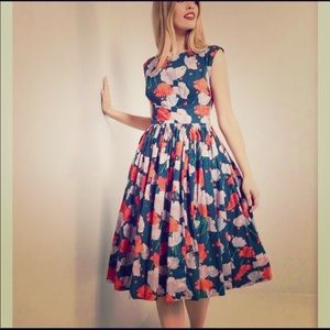 ModCloth Fit and Flare Poppy Dress
